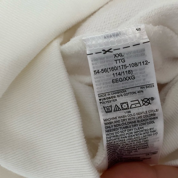 Gap Half-Zip Mockneck Sweatshirt Size XXL - Picture 5 of 6